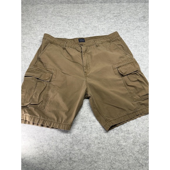 Levis Cargo Shorts Mens 42‎ Brown Utility Pockets Outdoor Hiking Ripstop Casual - Picture 1 of 9